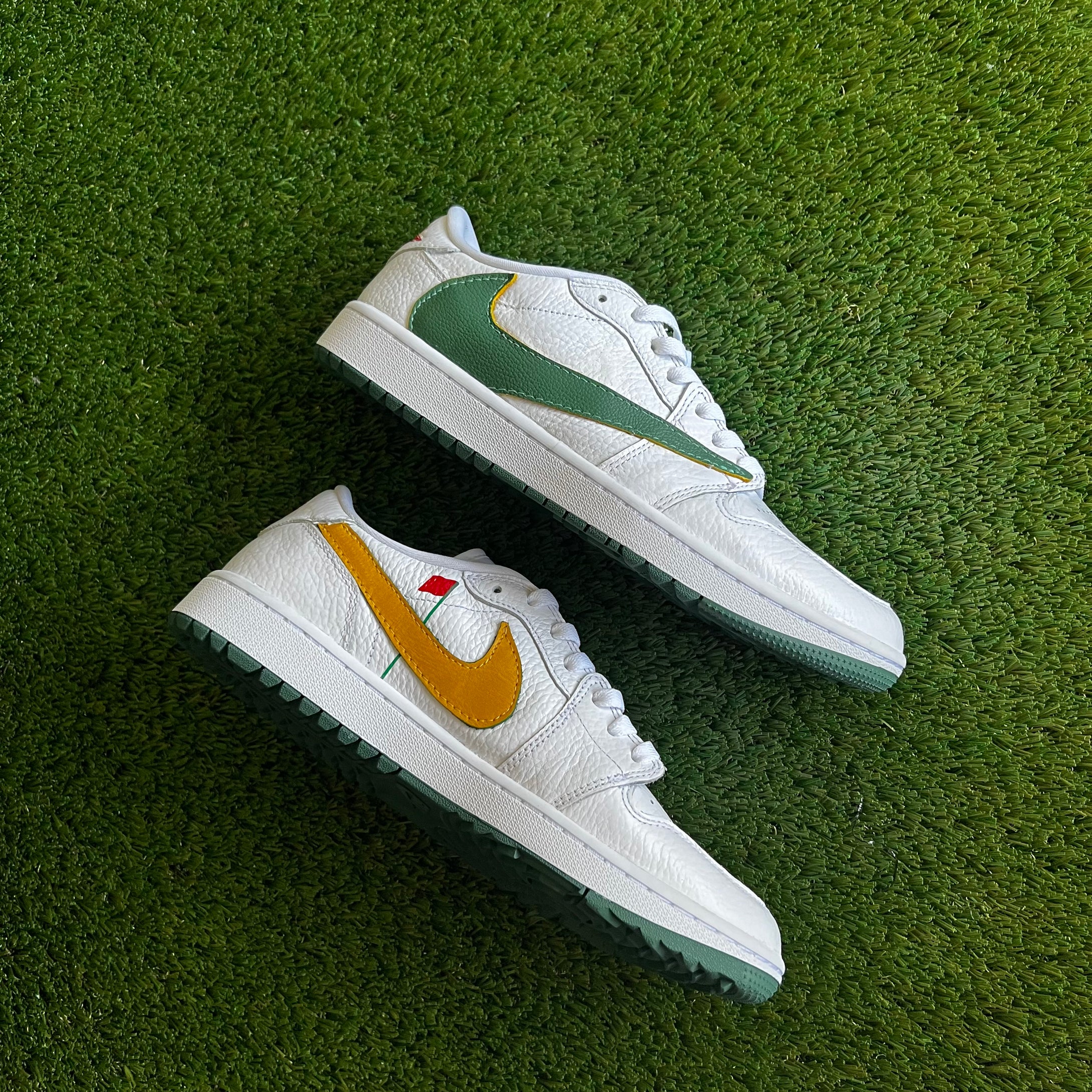 Custom golf top shoes jordan